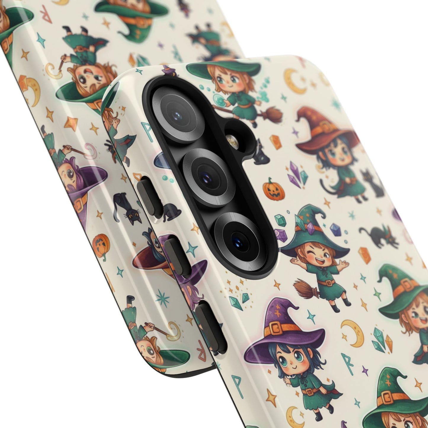 Samsung Handyhülle mit Hexenmotiv für Kinder – Niedliche Halloween-iPhone-Hülle