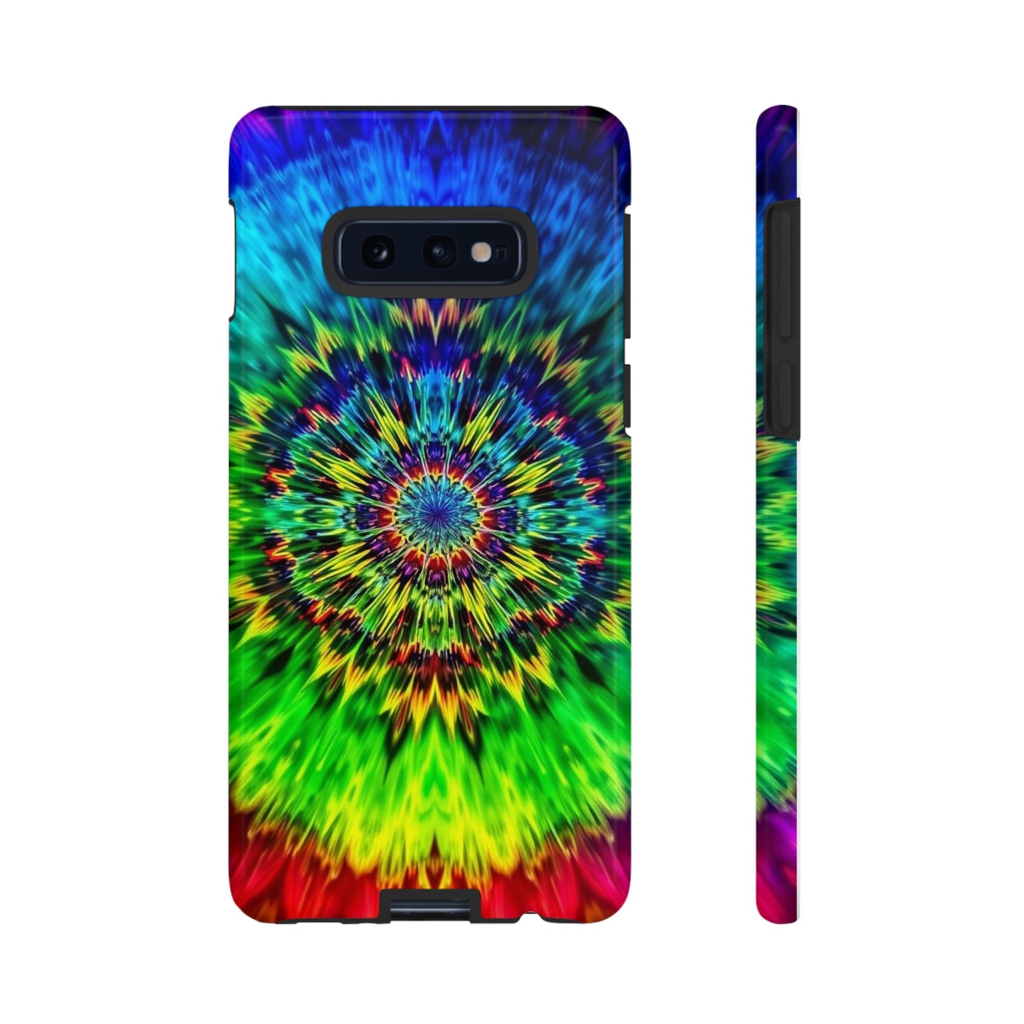 Fundas resistentes para Samsung - Funda para teléfono con mandala teñido anudado arcoíris