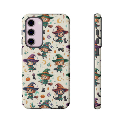 Samsung Handyhülle mit Hexenmotiv für Kinder – Niedliche Halloween-iPhone-Hülle