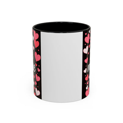 Valentine "Be Mine" Accent Coffee Mug