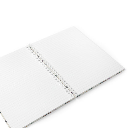 Witchy Cute Spiral Notebook — Halloween Witch Pattern Journal