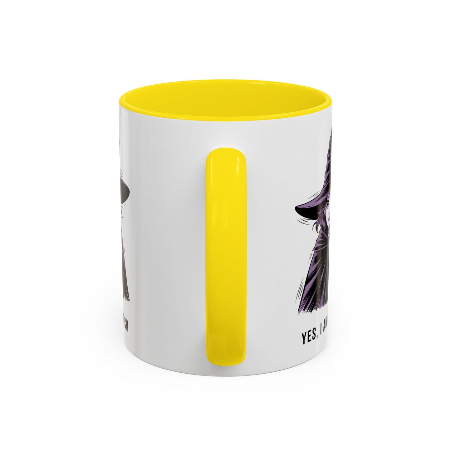 Witch Coffee Mug - "Yes, I Am a Witch" Accent Mug (11/15 oz)