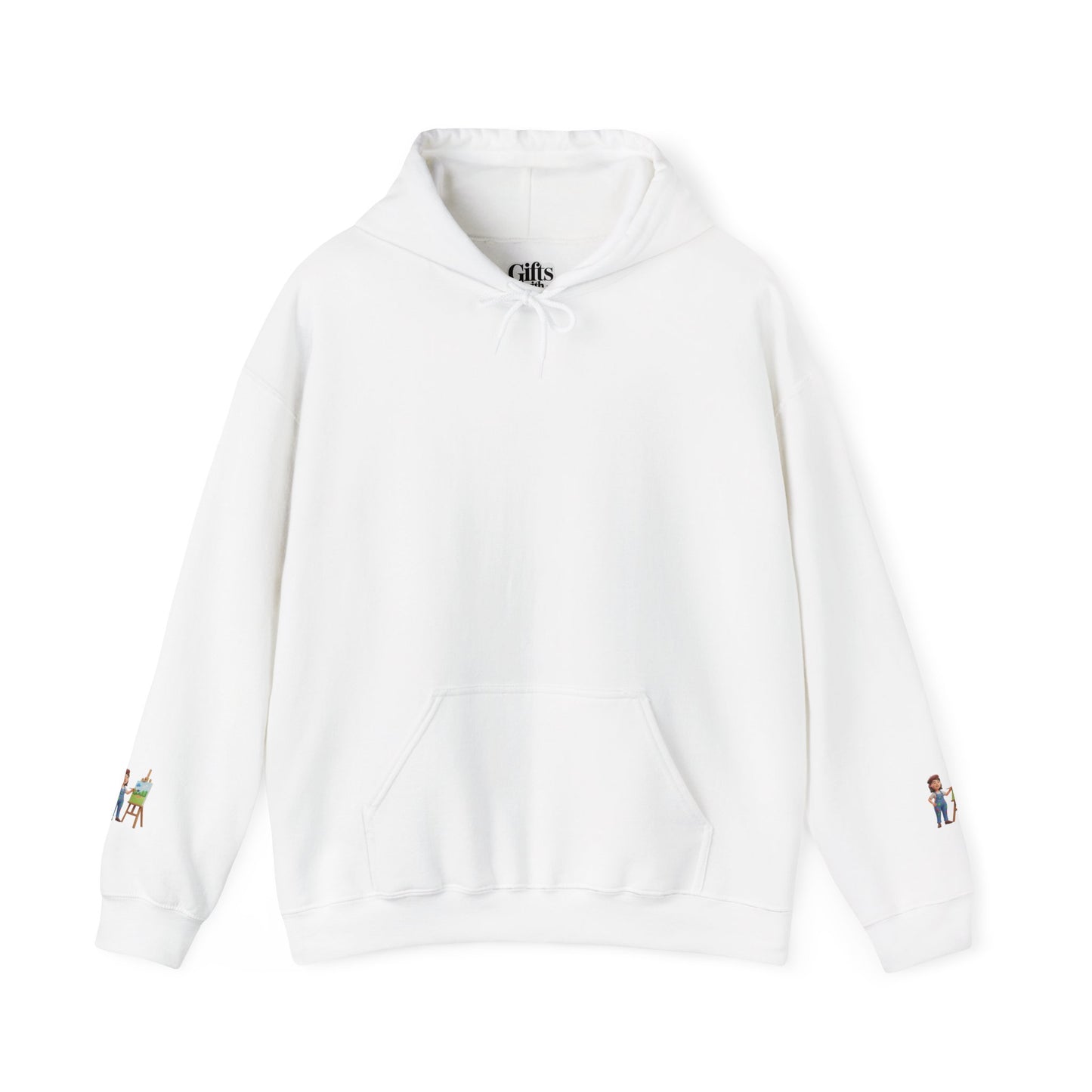 Artist Painting Hoodie — Cute Painter Illustration Pullover