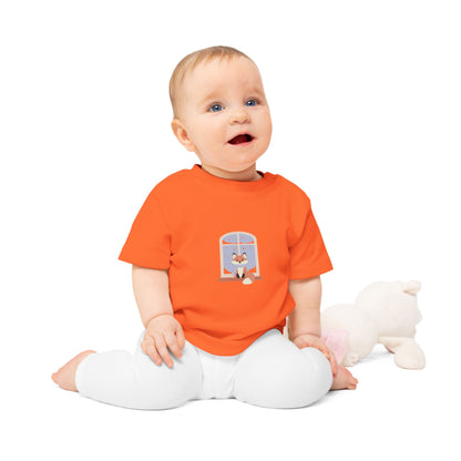 Baby T-Shirt — Cozy Fox at Night Graphic Tee