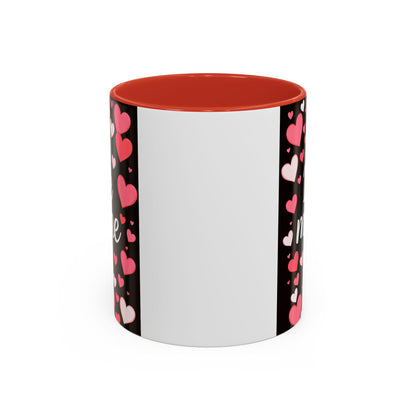 Valentine "Be Mine" Accent Coffee Mug