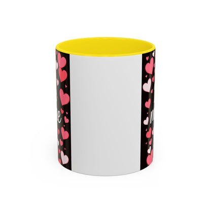 Valentine "Be Mine" Accent Coffee Mug