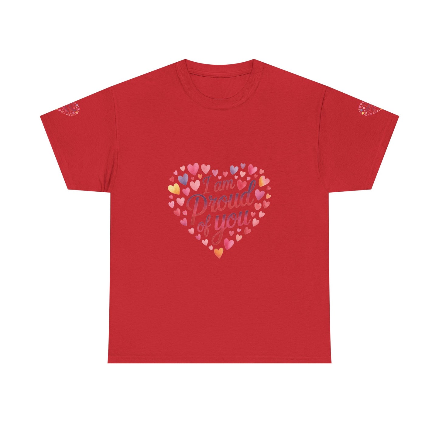 Proud of You Heart T‑Shirt with embroidery