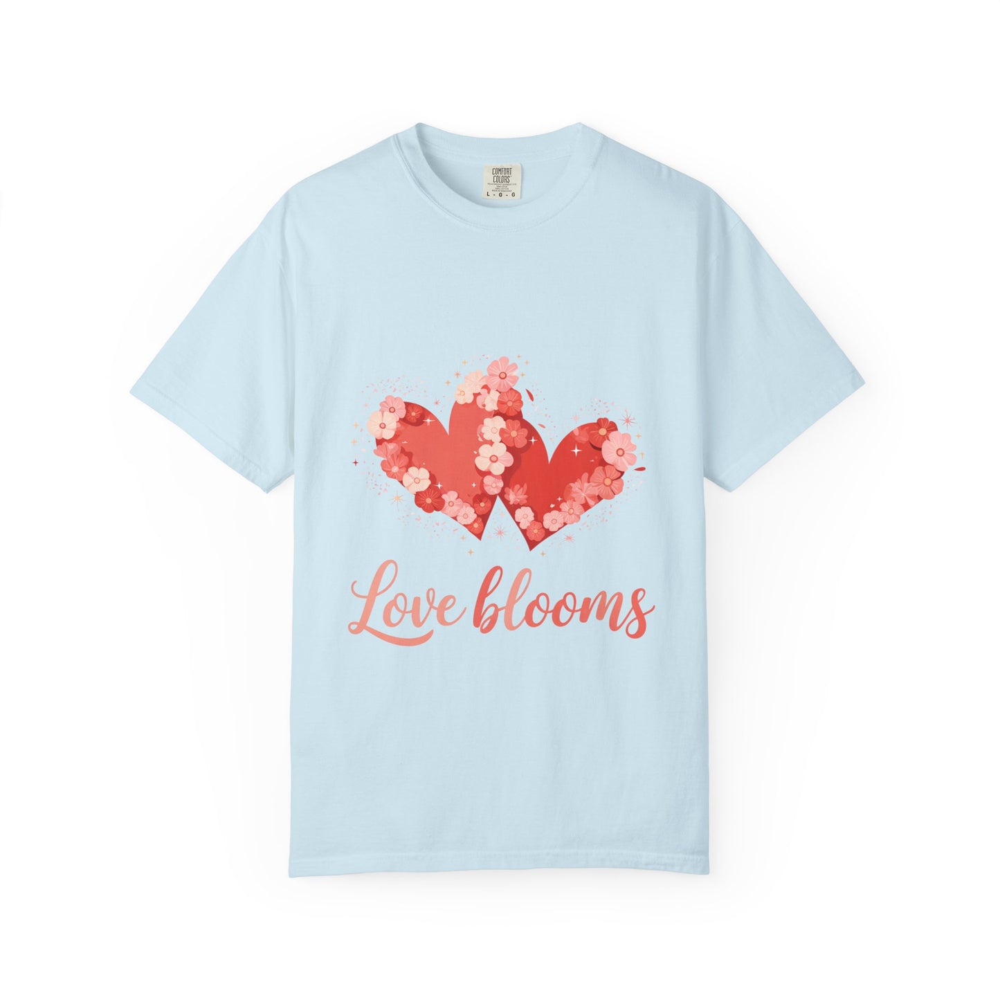 Love Blooms T-Shirt — Floral Heart Graphic Tee for Valentine’s Day