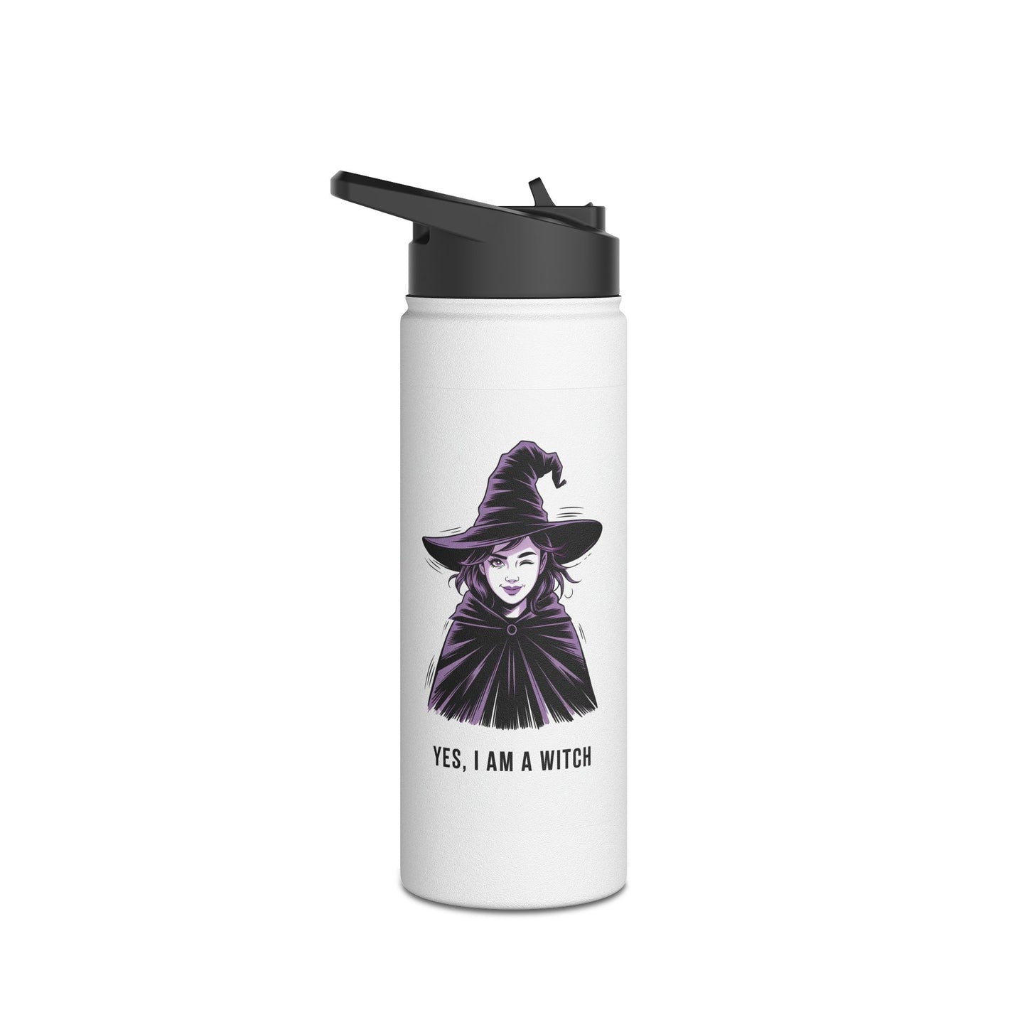 Stylish Stainless Steel Water Bottle | Eco-Friendly Drinkware, Travel Hydration, Perfect Gift for Witch Lovers, Outdoor Adventures, [...]