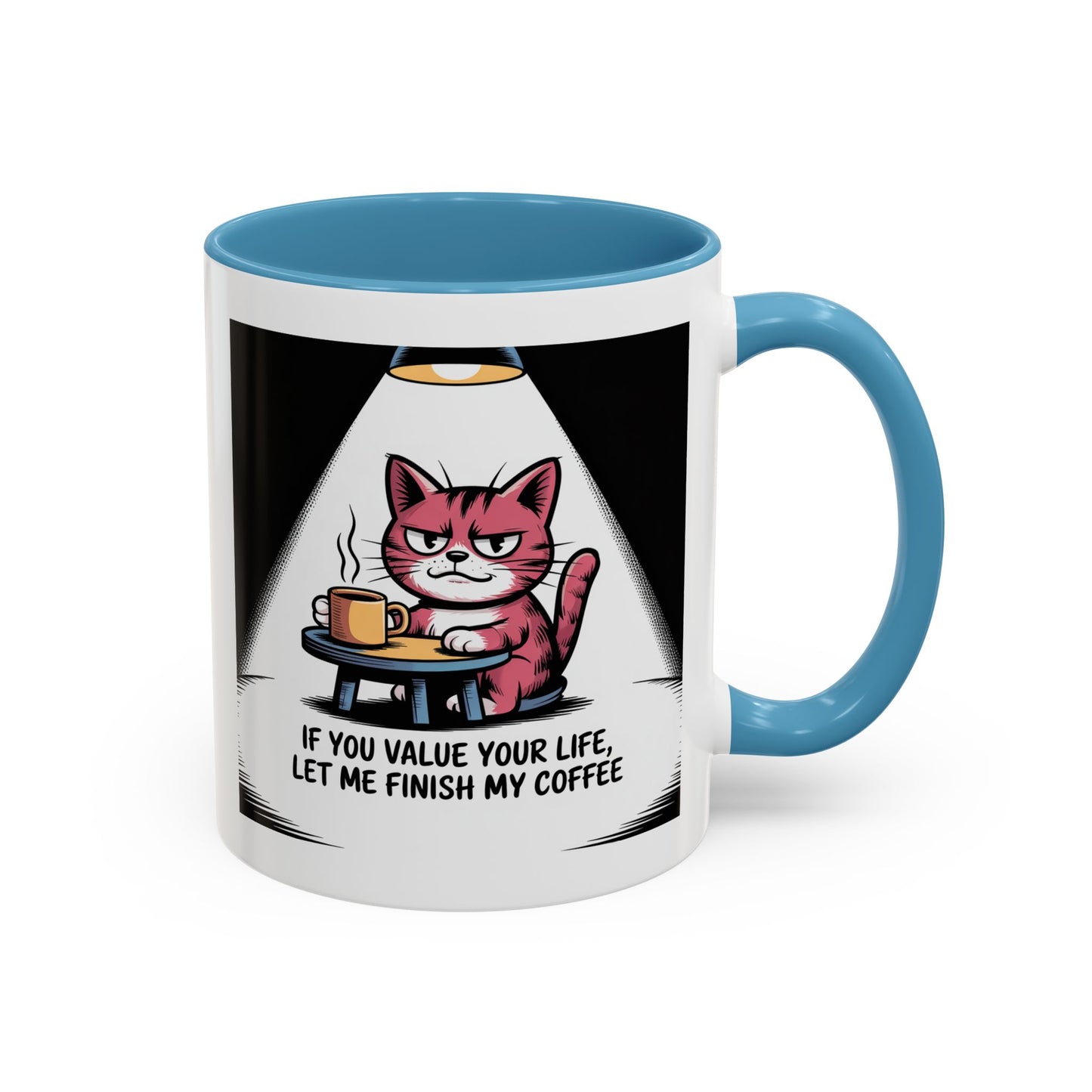Cat Lover's Accent Coffee Mug - Funny Cat Design, Unique Gift for Coffee Enthusiasts, Cute Home Decor, Perfect for Birthdays and Any [...]