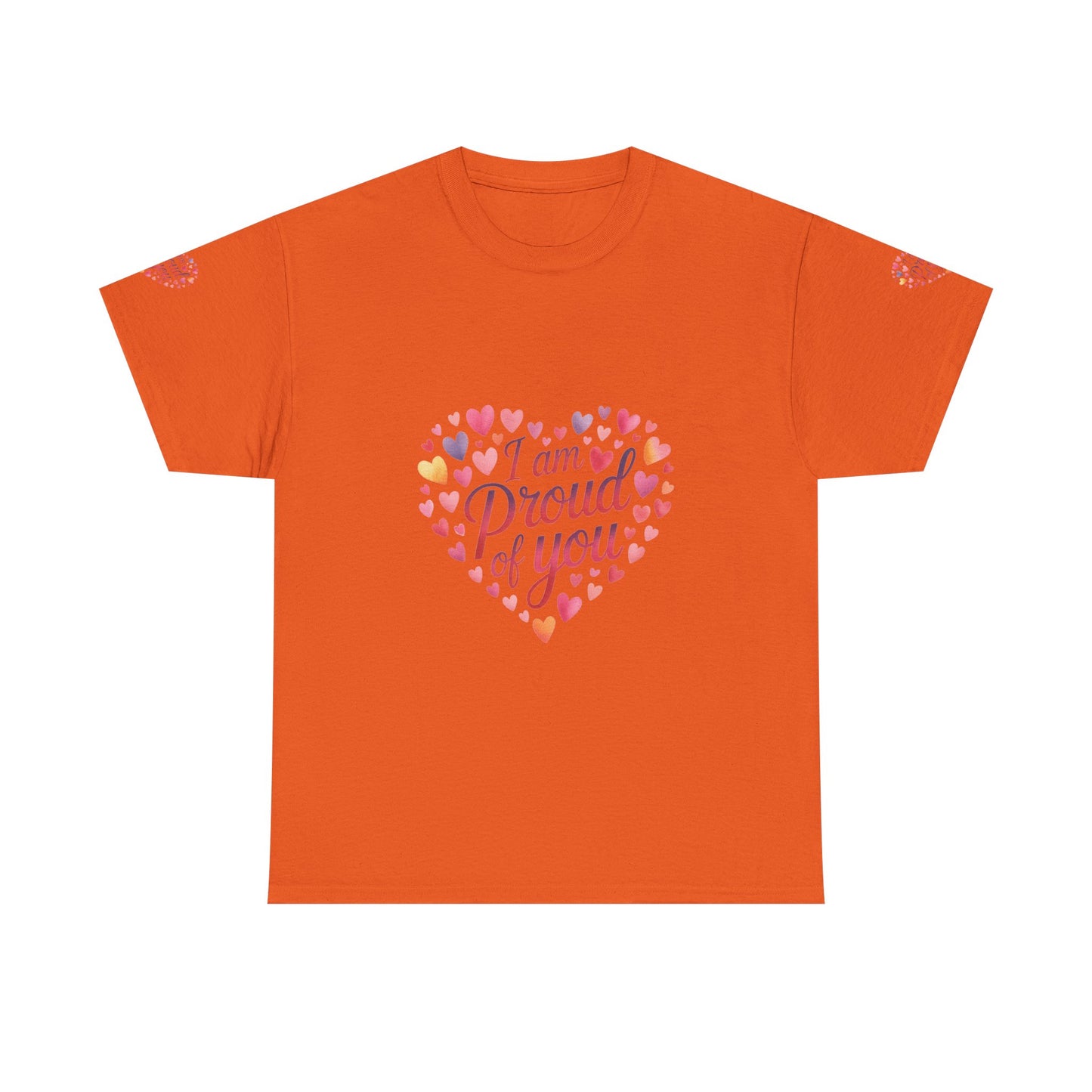 Proud of You Heart T‑Shirt with embroidery