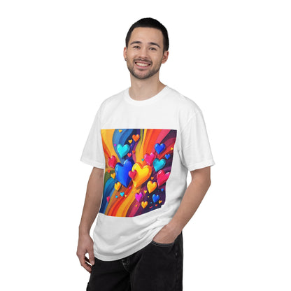 Colorful Heart Rainbow T‑Shirt