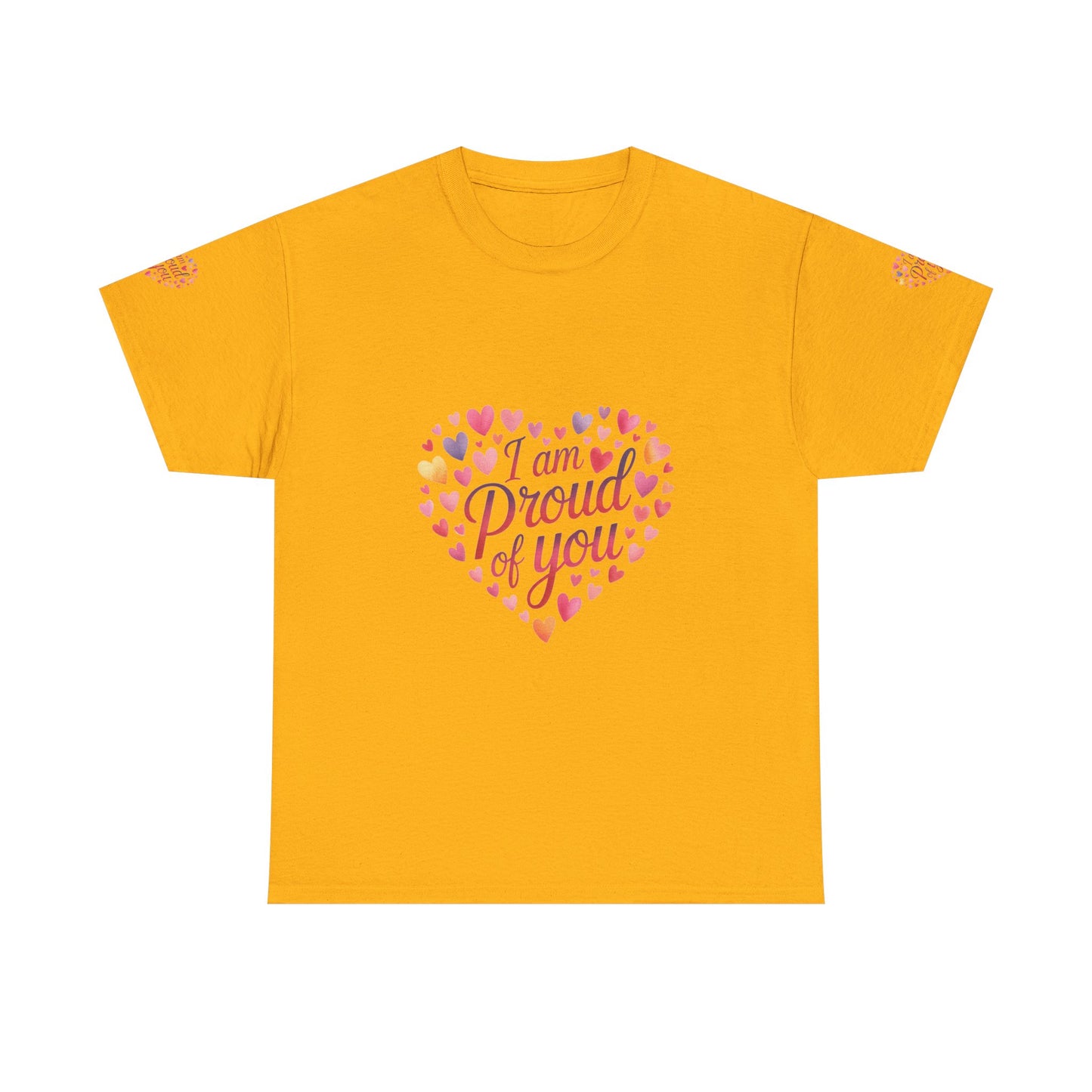 Proud of You Heart T‑Shirt with embroidery
