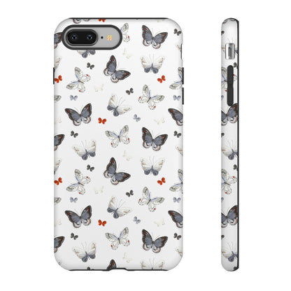iPhone Butterfly Pattern Tough Phone Case — Protective Floral-Inspired iPhone Case