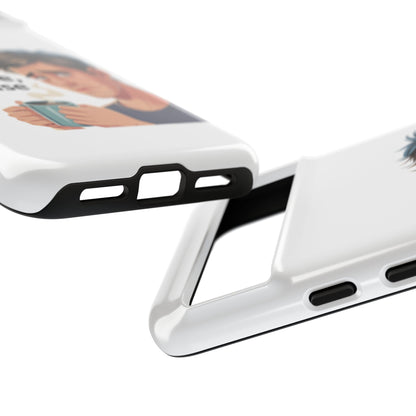 Google Phone Case — "First Coffee, Please" Morning Coffee Funny Protective Case