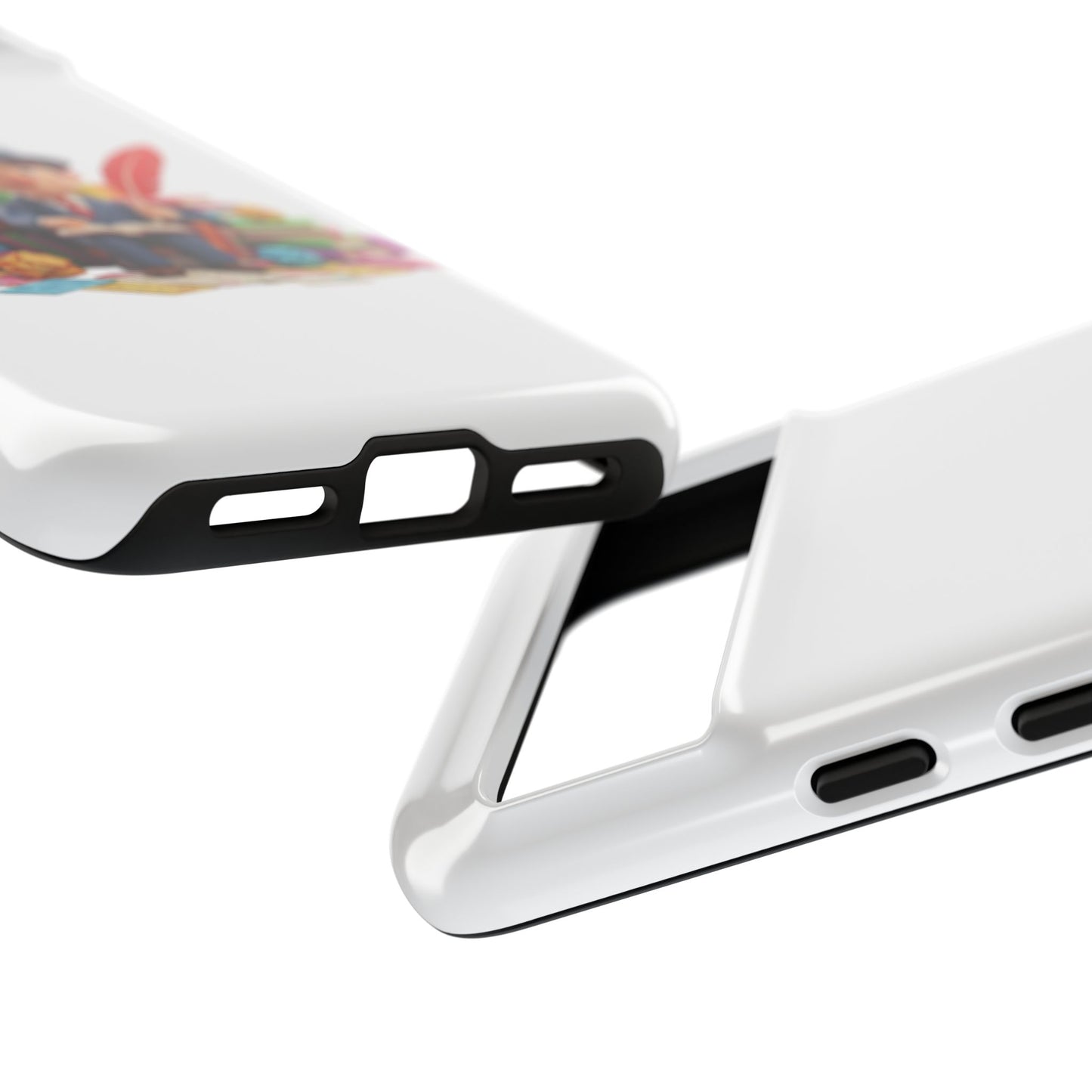 Google Author's Journey Phone Case — Cute Writer Illustration, Books & Quill Protective Cover