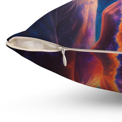 Square Pillow — Mystic Sun & Moon Lovers Decorative Cushion