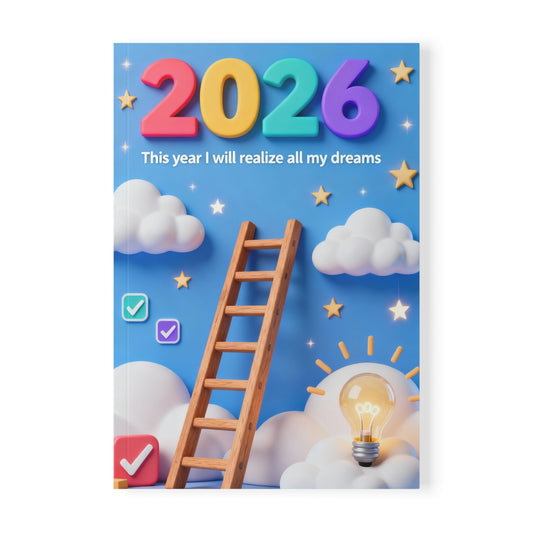 2026 Dream Planner Notebook — A5 Goal-Setting Softcover