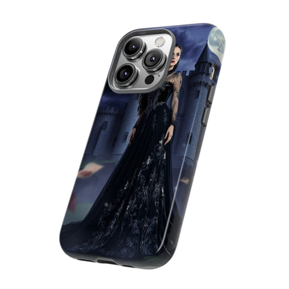 iPhone Gothic Moonlit Castle Phone Case — Elegant Dark Fantasy Protective Cover
