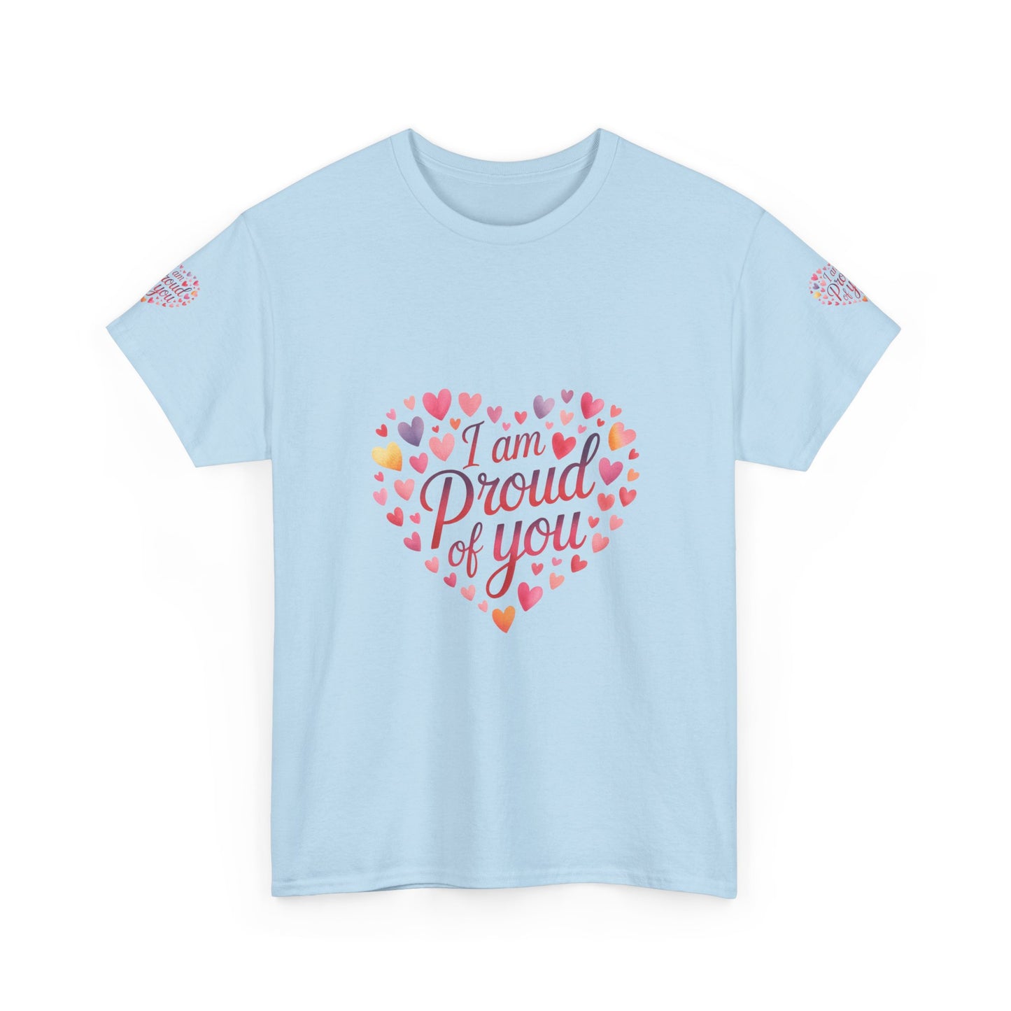 Proud of You Heart T‑Shirt with embroidery