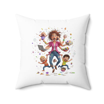 Cojín decorativo "Mamá ocupada y caótica" — Funny Mom Life
