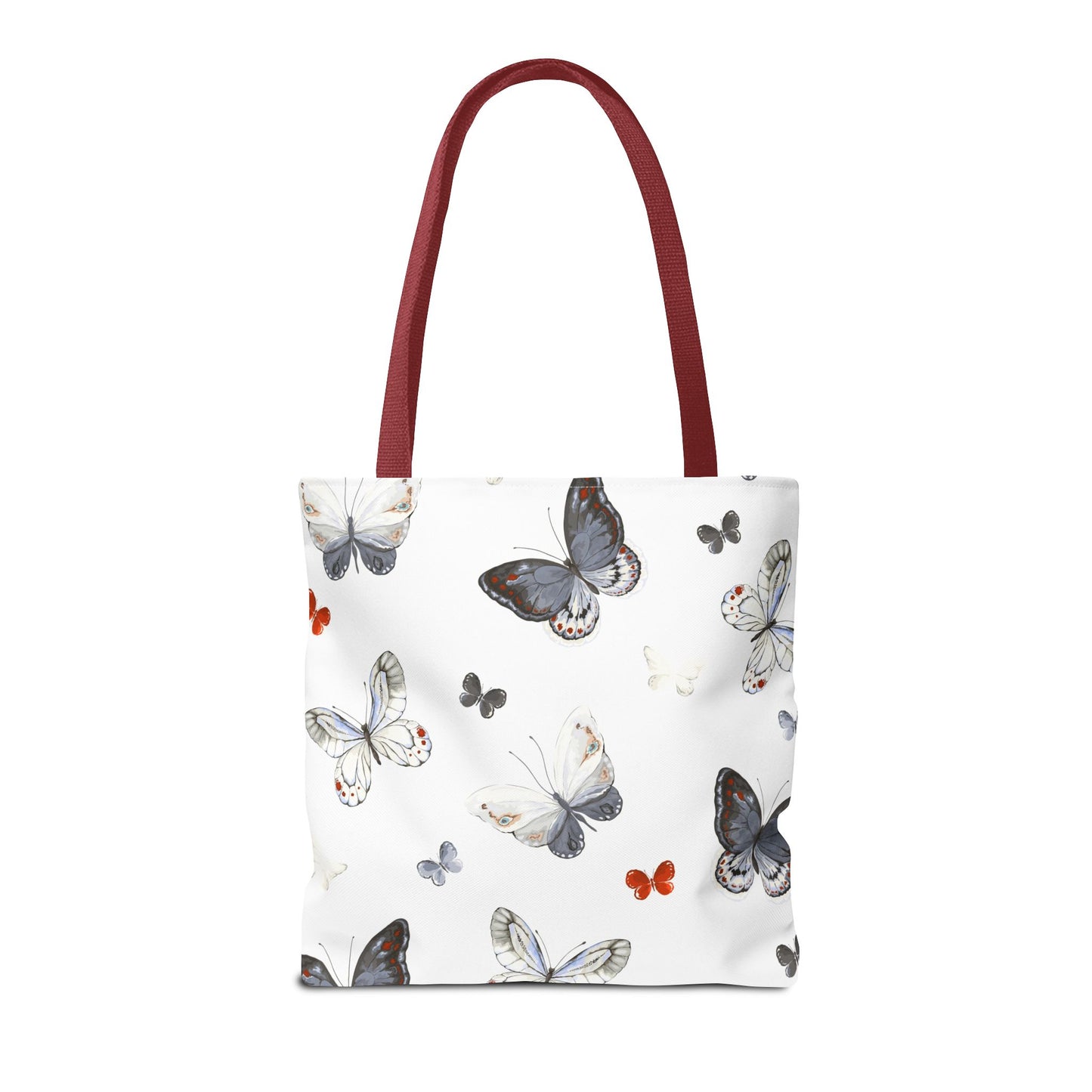 Butterfly Pattern Tote Bag — Lightweight Floral Tote for Everyday Use