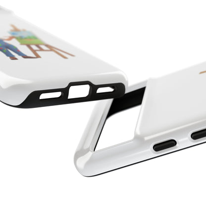 Google Artist Painting Phone Case — Cute Female Painter Illustration Phone Cover