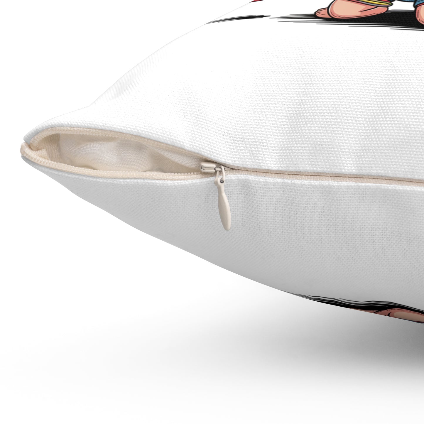 Anti-Valentine Pillow — Funny Anti-Love Decorative Throw Pillow (Cupid Bound Design)