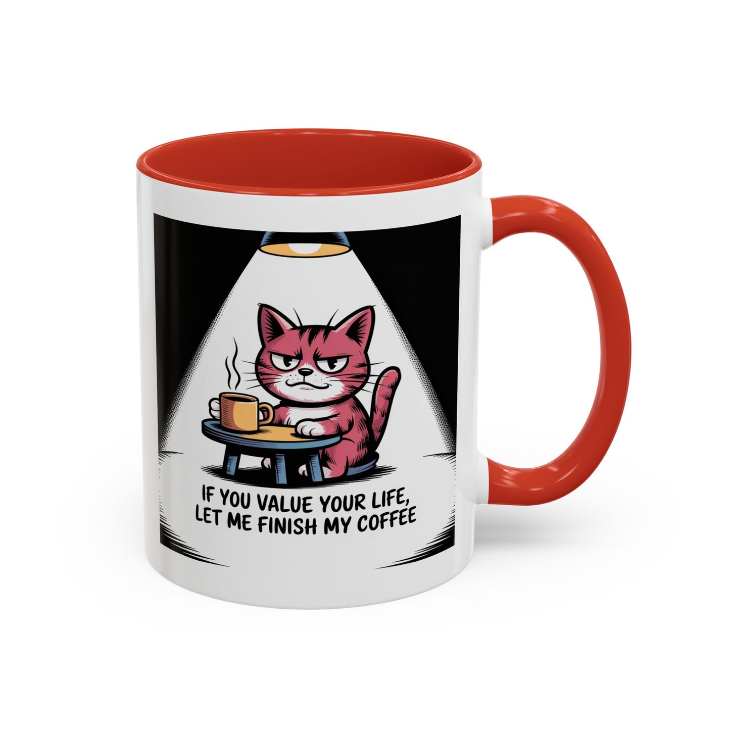 Cat Lover's Accent Coffee Mug - Funny Cat Design, Unique Gift for Coffee Enthusiasts, Cute Home Decor, Perfect for Birthdays and Any [...]