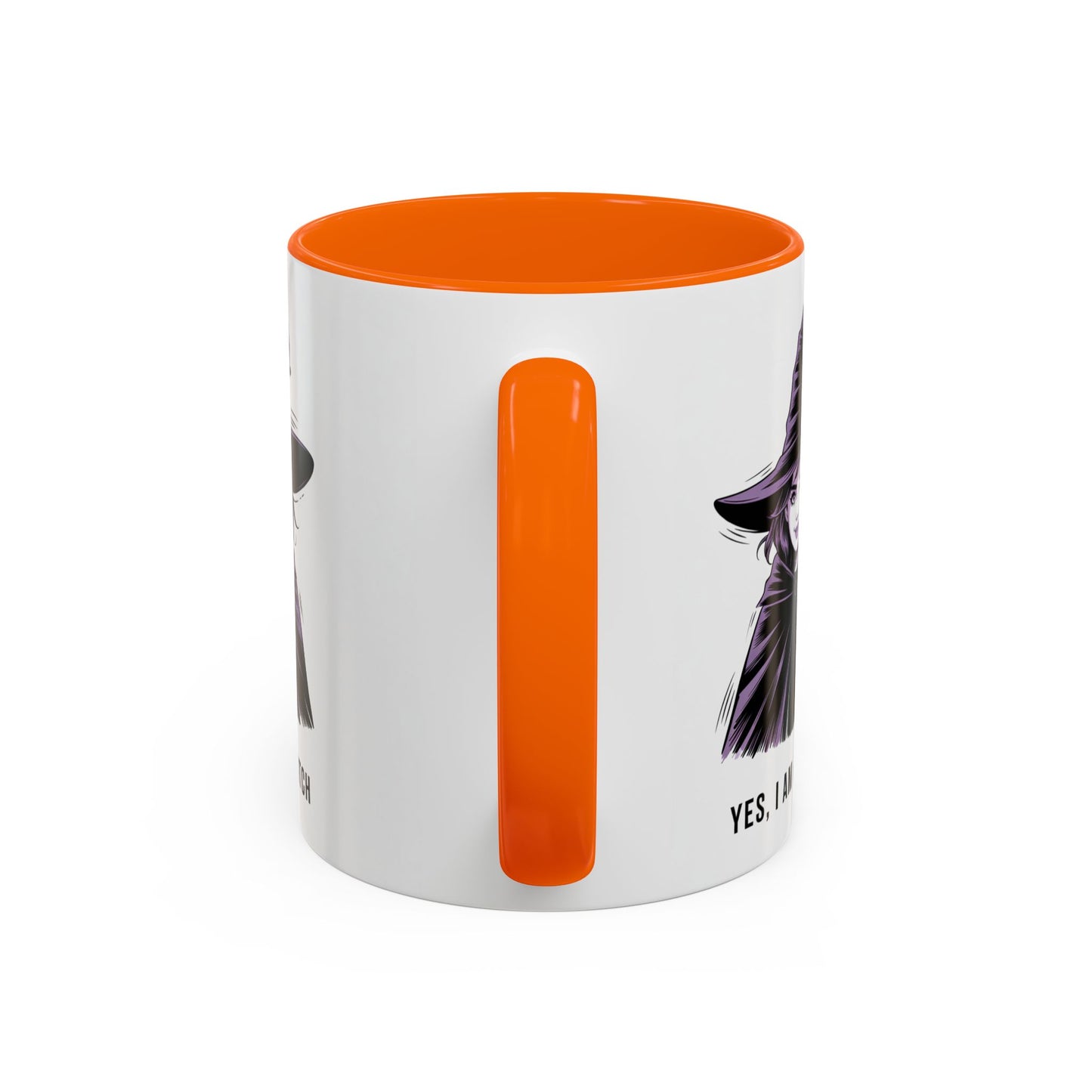 Witch Coffee Mug - "Yes, I Am a Witch" Accent Mug (11/15 oz)