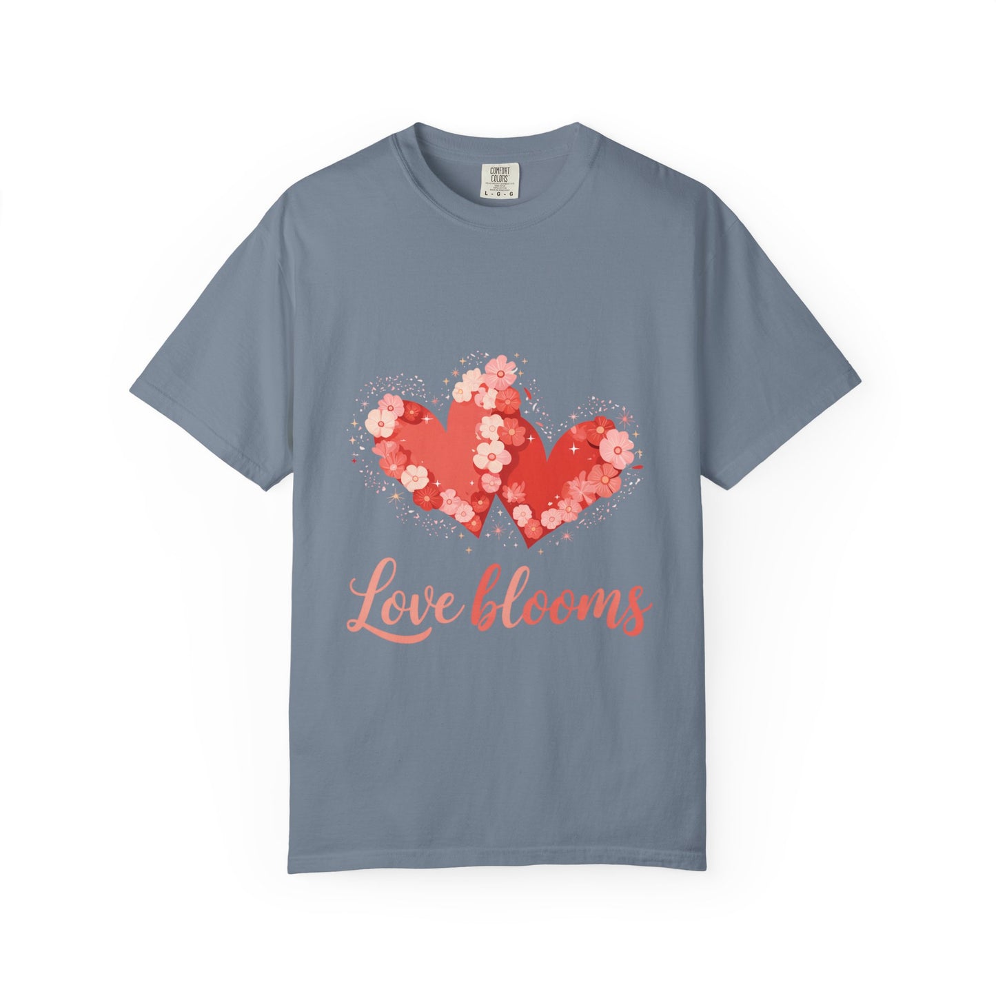 Love Blooms T-Shirt — Floral Heart Graphic Tee for Valentine’s Day