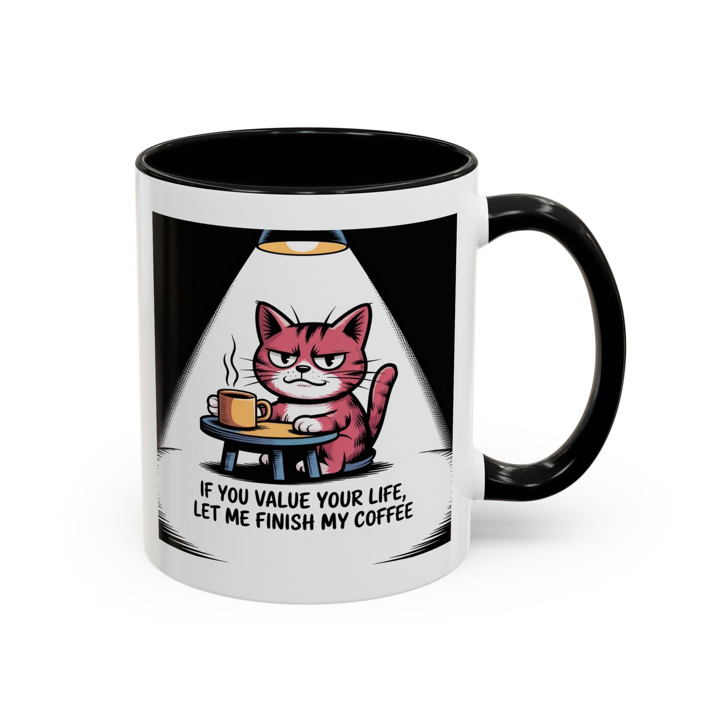 Cat Lover's Accent Coffee Mug - Funny Cat Design, Unique Gift for Coffee Enthusiasts, Cute Home Decor, Perfect for Birthdays and Any [...]