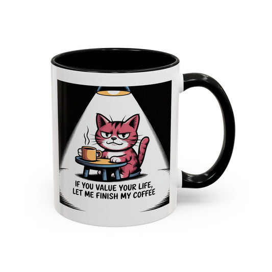 Cat Lover's Accent Coffee Mug - Funny Cat Design, Unique Gift for Coffee Enthusiasts, Cute Home Decor, Perfect for Birthdays and Any [...]