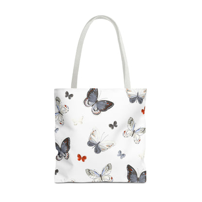 Butterfly Pattern Tote Bag — Lightweight Floral Tote for Everyday Use