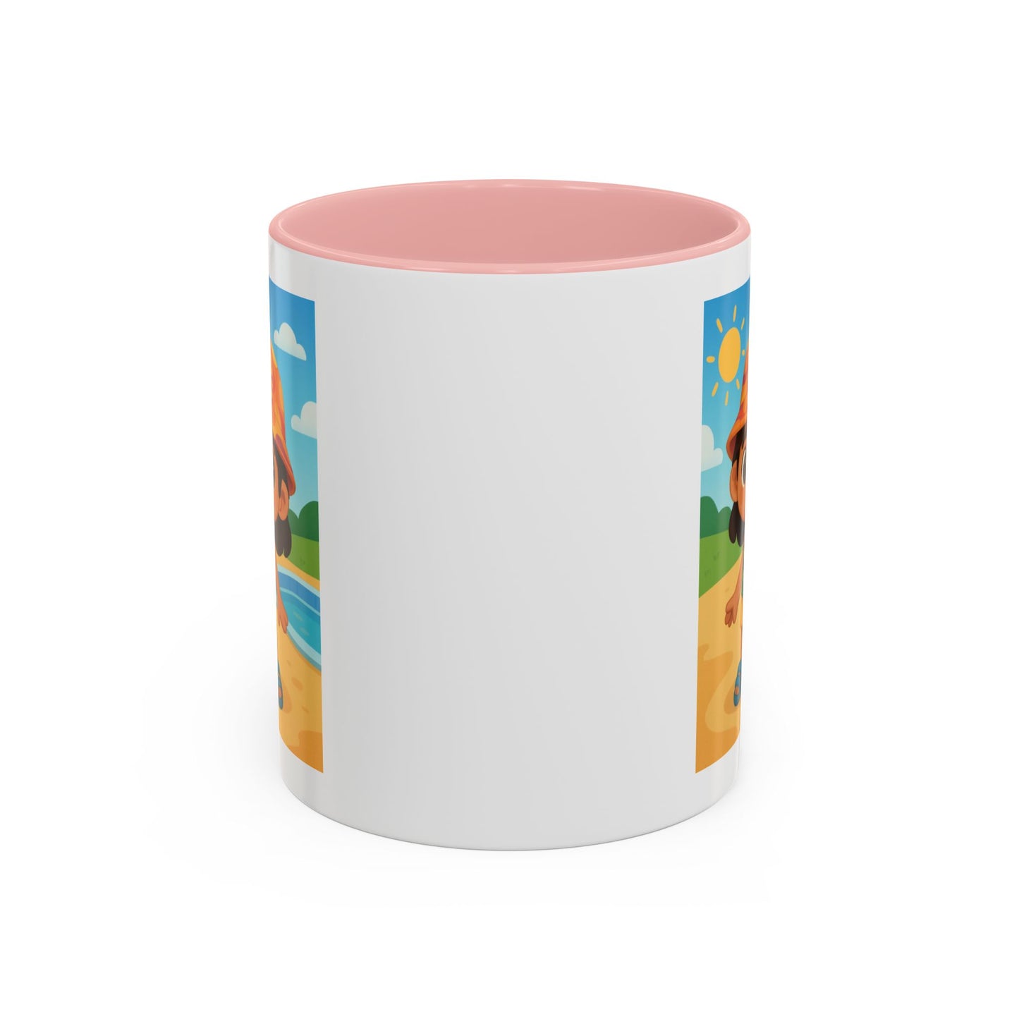 Good Vibes Beach Kid Mug — Accent Coffee Mug (11/15oz)