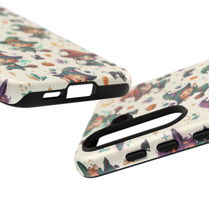 Samsung Handyhülle mit Hexenmotiv für Kinder – Niedliche Halloween-iPhone-Hülle