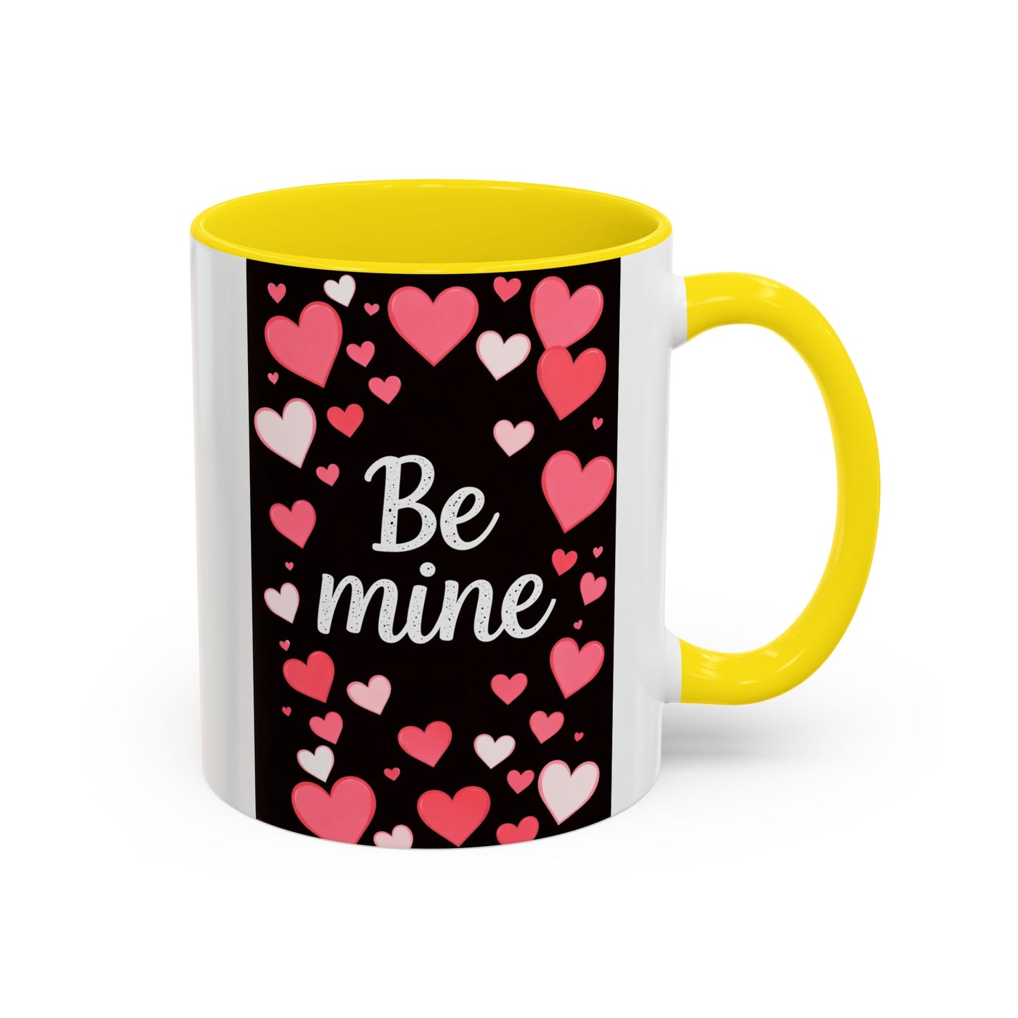 Valentine "Be Mine" Accent Coffee Mug