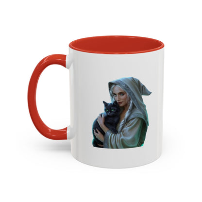 Mystical Pet Lover Mug | Unique Dog and Cat Coffee Cup | Gift for Animal Lovers, Cozy Nights, Witchy Vibes