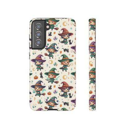 Samsung Handyhülle mit Hexenmotiv für Kinder – Niedliche Halloween-iPhone-Hülle
