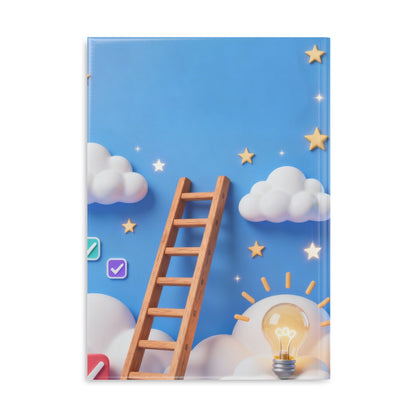 2026 Goals Hardcover Notebook — "This year I will realize all my dreams" Puffy Cover Journal