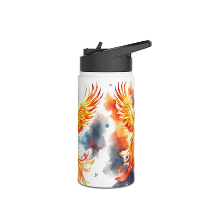Botella térmica Phoenix: botella térmica de acero inoxidable con diseño de pájaro en llamas