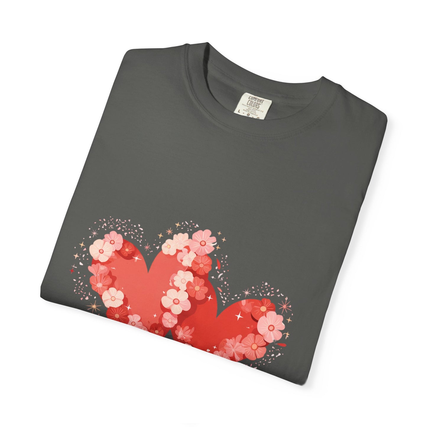 Love Blooms T-Shirt — Floral Heart Graphic Tee for Valentine’s Day