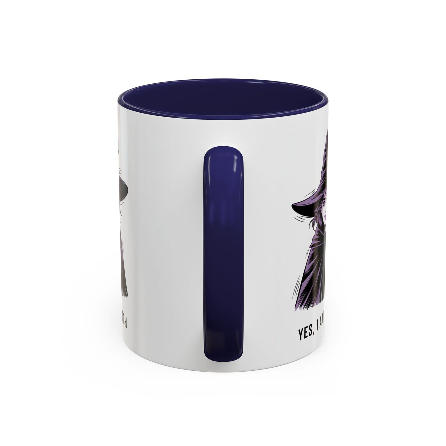Witch Coffee Mug - "Yes, I Am a Witch" Accent Mug (11/15 oz)