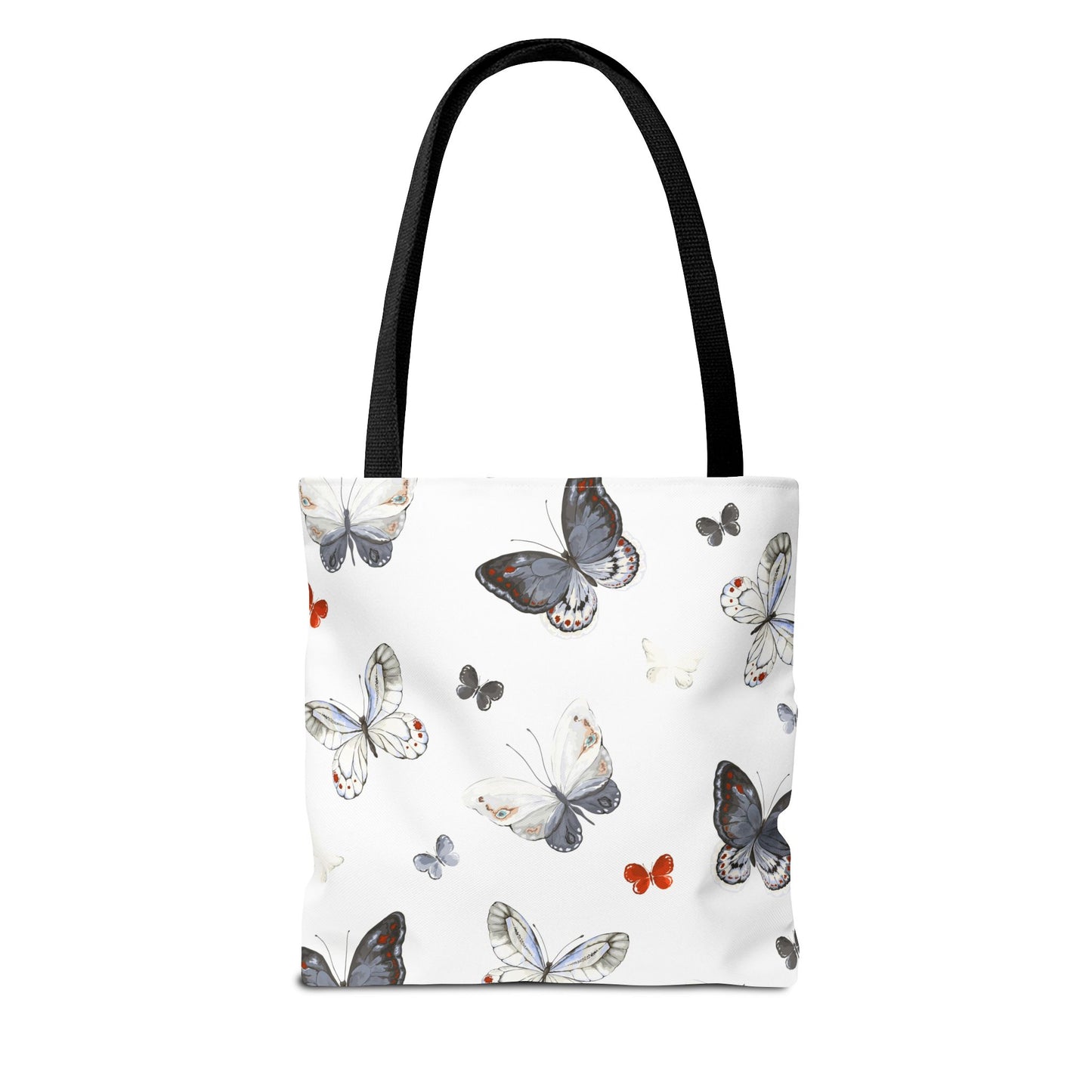 Butterfly Pattern Tote Bag — Lightweight Floral Tote for Everyday Use