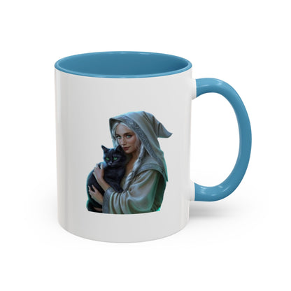 Mystical Pet Lover Mug | Unique Dog and Cat Coffee Cup | Gift for Animal Lovers, Cozy Nights, Witchy Vibes