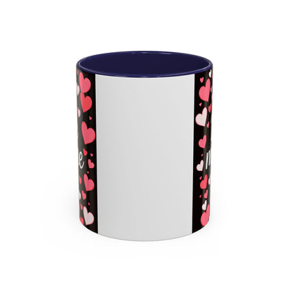 Valentine "Be Mine" Accent Coffee Mug