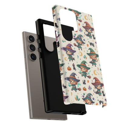 Samsung Handyhülle mit Hexenmotiv für Kinder – Niedliche Halloween-iPhone-Hülle