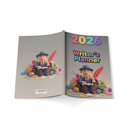 2026 Writer's Planner Notebook — A5 Softcover Writer’s Planner & Journal