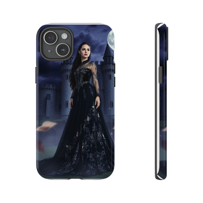 iPhone Gothic Moonlit Castle Phone Case — Elegant Dark Fantasy Protective Cover