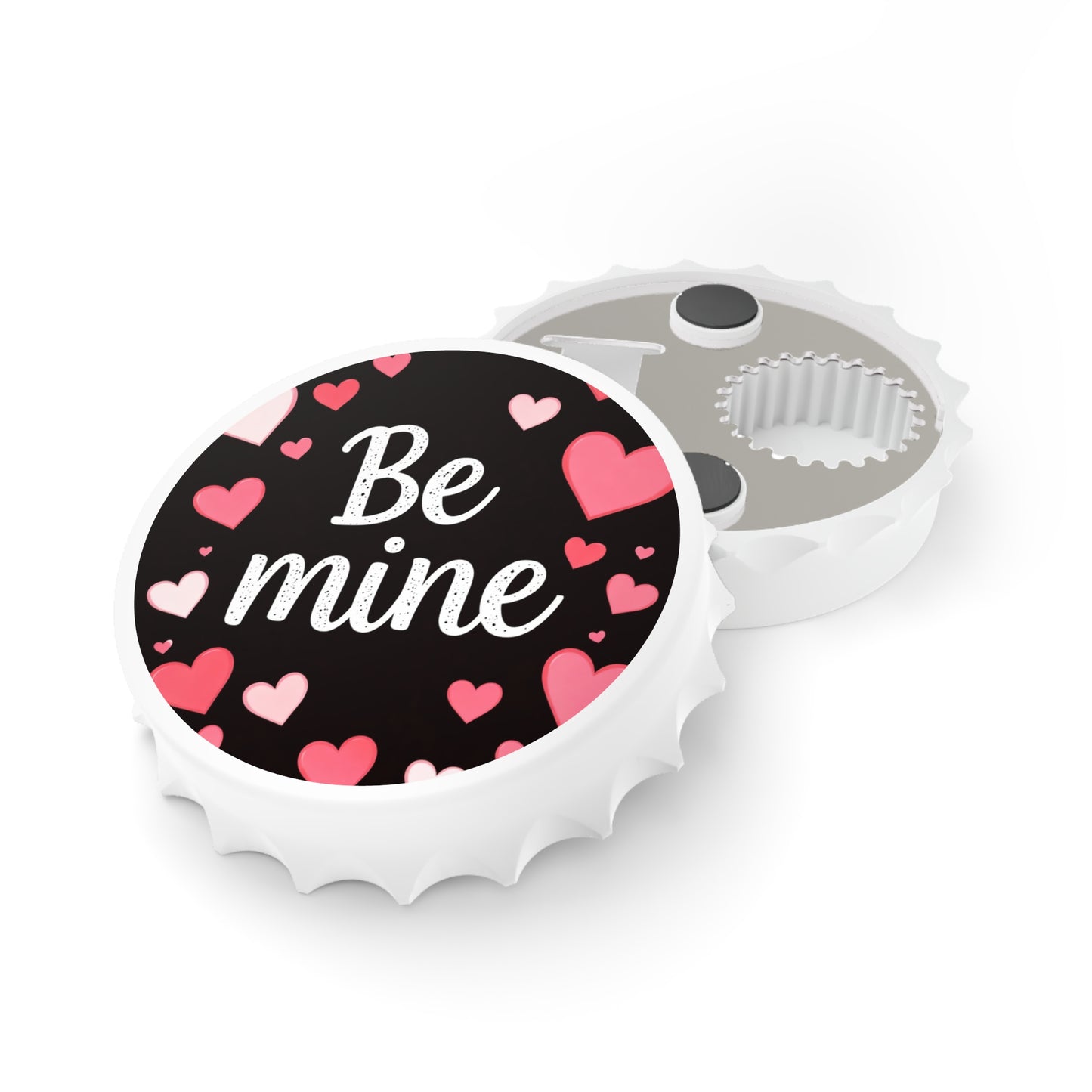 Be Mine Bottle Opener — Valentine Heart Drink Cap Opener